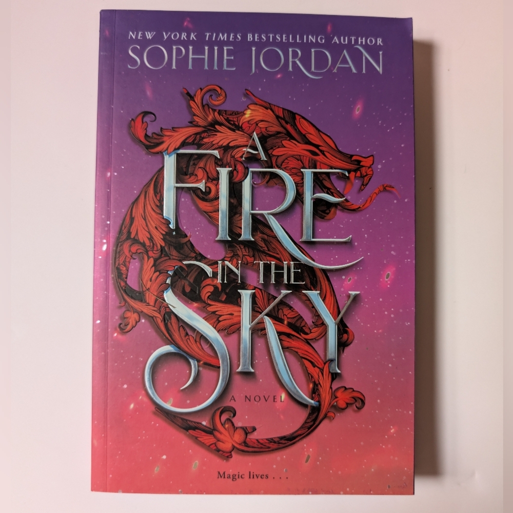A Fire in the Sky By Sophie Jordan. Paperback Book With Sprayed Edges